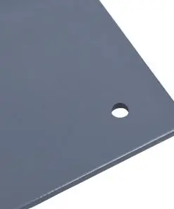 vidaXL Parasol Base Dark Grey Steel Square 17 kg