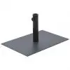 vidaXL Parasol Base Dark Grey Steel 15 kg
