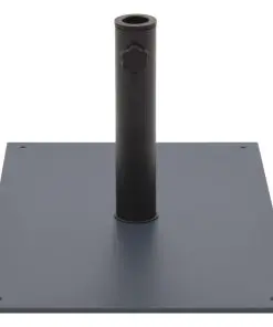 vidaXL Parasol Base Dark Grey Steel 15 kg