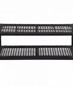 vidaXL Shoe Bench Black 80x40x30 cm Poly Rattan