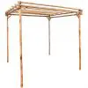 vidaXL Pergola Bamboo 170x170x220 cm
