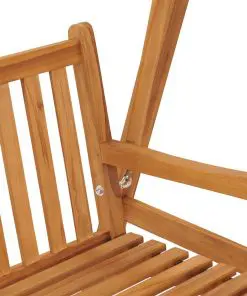 vidaXL Swing Bench 170 cm Solid Teak Wood