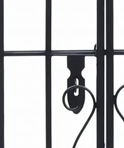 vidaXL Ornamental Garden Gate Wrought Iron 122×20.5×100 cm