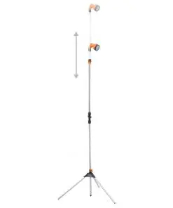 vidaXL Garden Shower with Tripod 221 cm Aluminium
