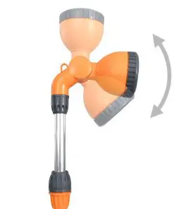 vidaXL Garden Shower with Tripod 221 cm Aluminium