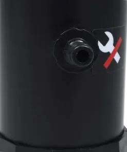 vidaXL Garden Solar Shower Black 215 cm 8 L