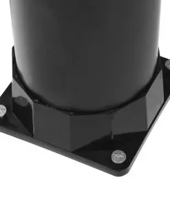 vidaXL Garden Solar Shower Black 215 cm 8 L