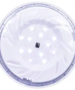 vidaXL Submersible Floating Pool LED Lamp with Remote Control White