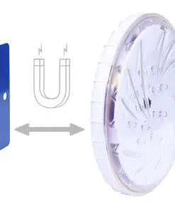 vidaXL Submersible Floating Pool LED Lamp with Remote Control White