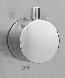 vidaXL Outdoor Shower with Tray WPC Stainless Steel