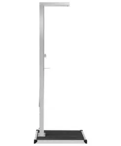 vidaXL Outdoor Shower with Tray WPC Stainless Steel