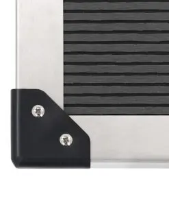 vidaXL Outdoor Shower with Tray WPC Stainless Steel