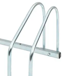 vidaXL 3-Bike Parking Floor Rack 71x33x27 cm Steel