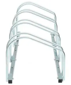 vidaXL 4-Bike Parking Floor Rack 104x33x27 cm Steel