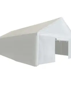 vidaXL Storage Tent PE 5×10 m White