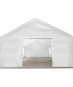 vidaXL White Party Tent 12 x 6 m