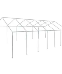 vidaXL Storage Tent PE 6×12 m White