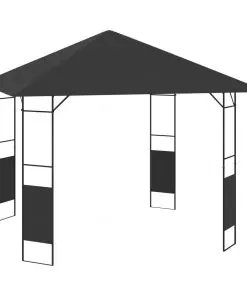 vidaXL Garden Gazebo 3×3 m Anthracite 160 g/m²