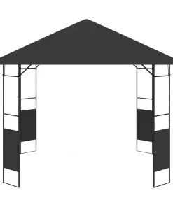 vidaXL Garden Gazebo 3×3 m Anthracite 160 g/m²