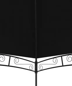 vidaXL Garden Gazebo 3×3 m Anthracite 180 g/m²