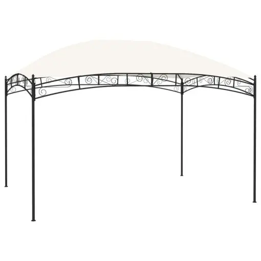 vidaXL Garden Gazebo 4×3 m Cream 180 g/m²
