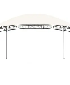 vidaXL Garden Gazebo 4×3 m Cream 180 g/m²
