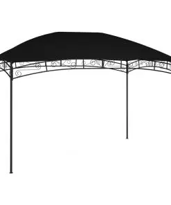 vidaXL Garden Gazebo 4×3 m Anthracite 180 g/m²