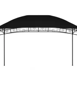 vidaXL Garden Gazebo 4×3 m Anthracite 180 g/m²