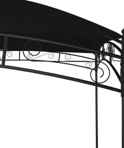 vidaXL Garden Gazebo 4×3 m Anthracite 180 g/m²