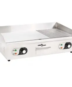 vidaXL Electric Griddle Stainless Steel 4400 W 73x51x23 cm