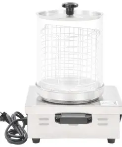 vidaXL Hot Dog Warmer Stainless Steel 450 W