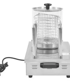 vidaXL Hot Dog Warmer with 4 Rods Stainless Steel 550 W