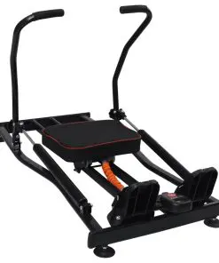 vidaXL Rowing Machine 4 Level Hydraulic Resistance