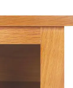 vidaXL Shoe Rack 90x37x45 cm Solid Oak Wood