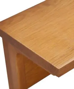 vidaXL Coat Rack 60x16x16 cm Solid Oak Wood