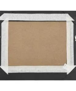 vidaXL Wall Mirror Baroque Style 50×40 cm Black