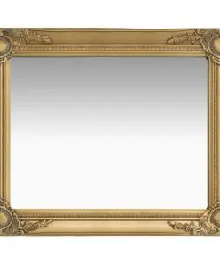 vidaXL Wall Mirror Baroque Style 50×60 cm Gold