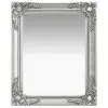 vidaXL Wall Mirror Baroque Style 50×60 cm Silver