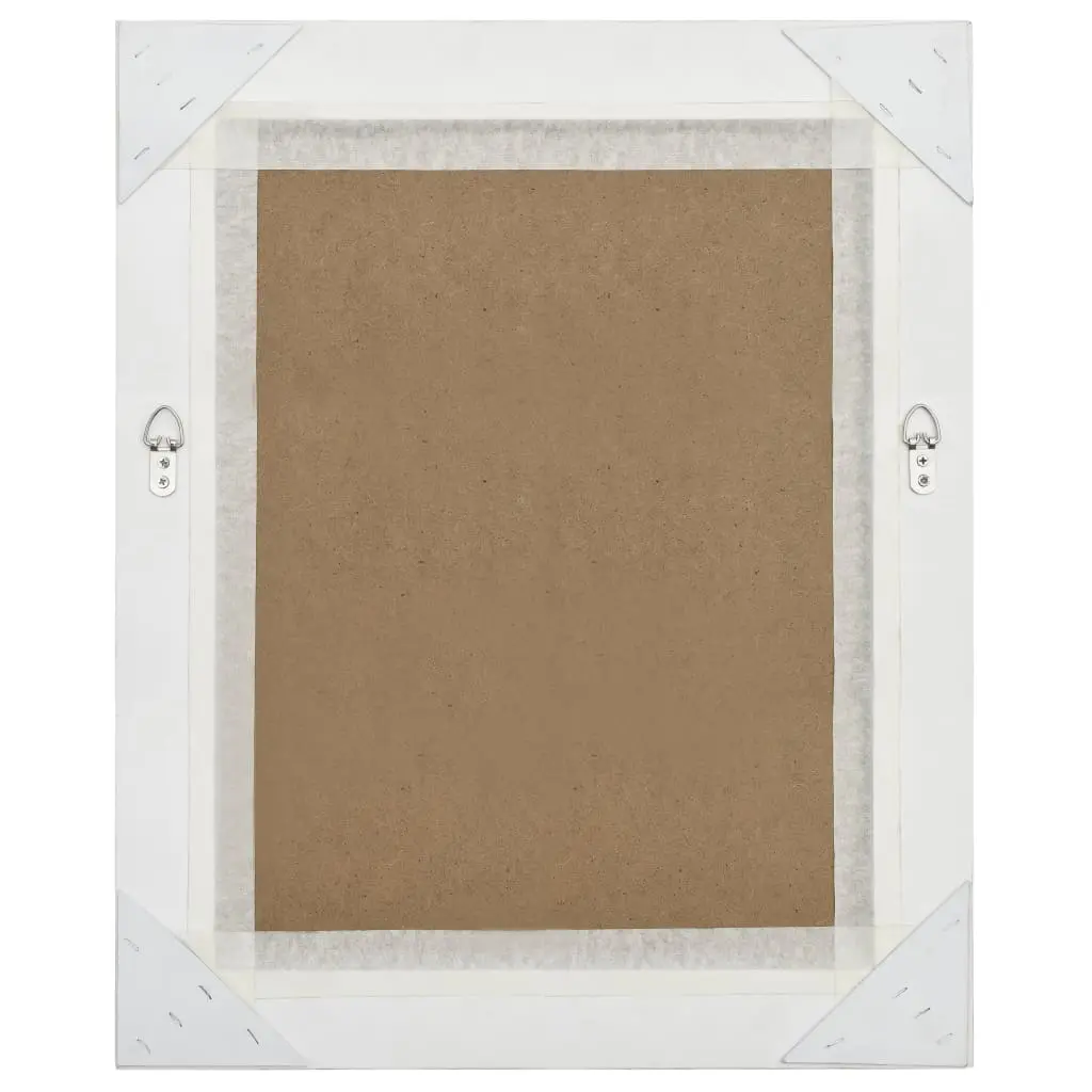 vidaXL Wall Mirror Baroque Style 50×60 cm Silver