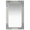 vidaXL Wall Mirror Baroque Style 50×80 cm Silver