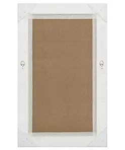 vidaXL Wall Mirror Baroque Style 50×80 cm Silver