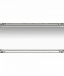 vidaXL Wall Mirror Baroque Style 50×120 cm Silver