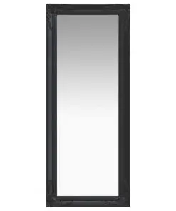 vidaXL Wall Mirror Baroque Style 50×120 cm Black