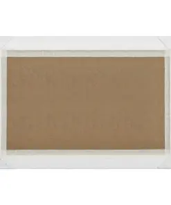 vidaXL Wall Mirror Baroque Style 60×40 cm White