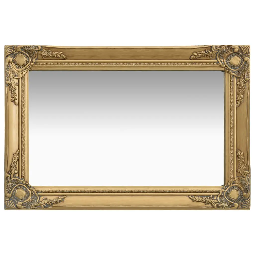 vidaXL Wall Mirror Baroque Style 60×40 cm Gold