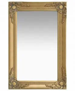 vidaXL Wall Mirror Baroque Style 60×40 cm Gold