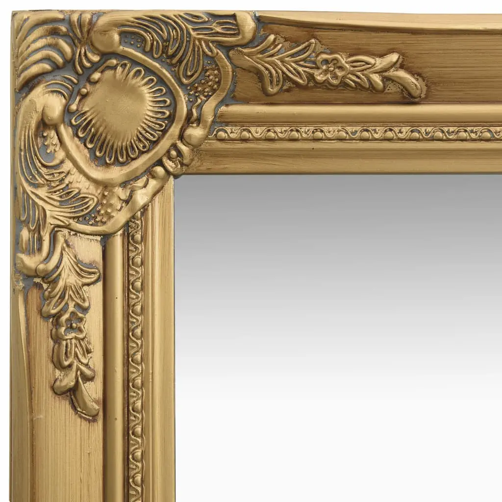 vidaXL Wall Mirror Baroque Style 60×40 cm Gold