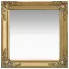 vidaXL Wall Mirror Baroque Style 60×60 cm Gold