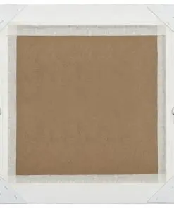 vidaXL Wall Mirror Baroque Style 60×60 cm Silver