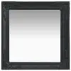 vidaXL Wall Mirror Baroque Style 60×60 cm Black